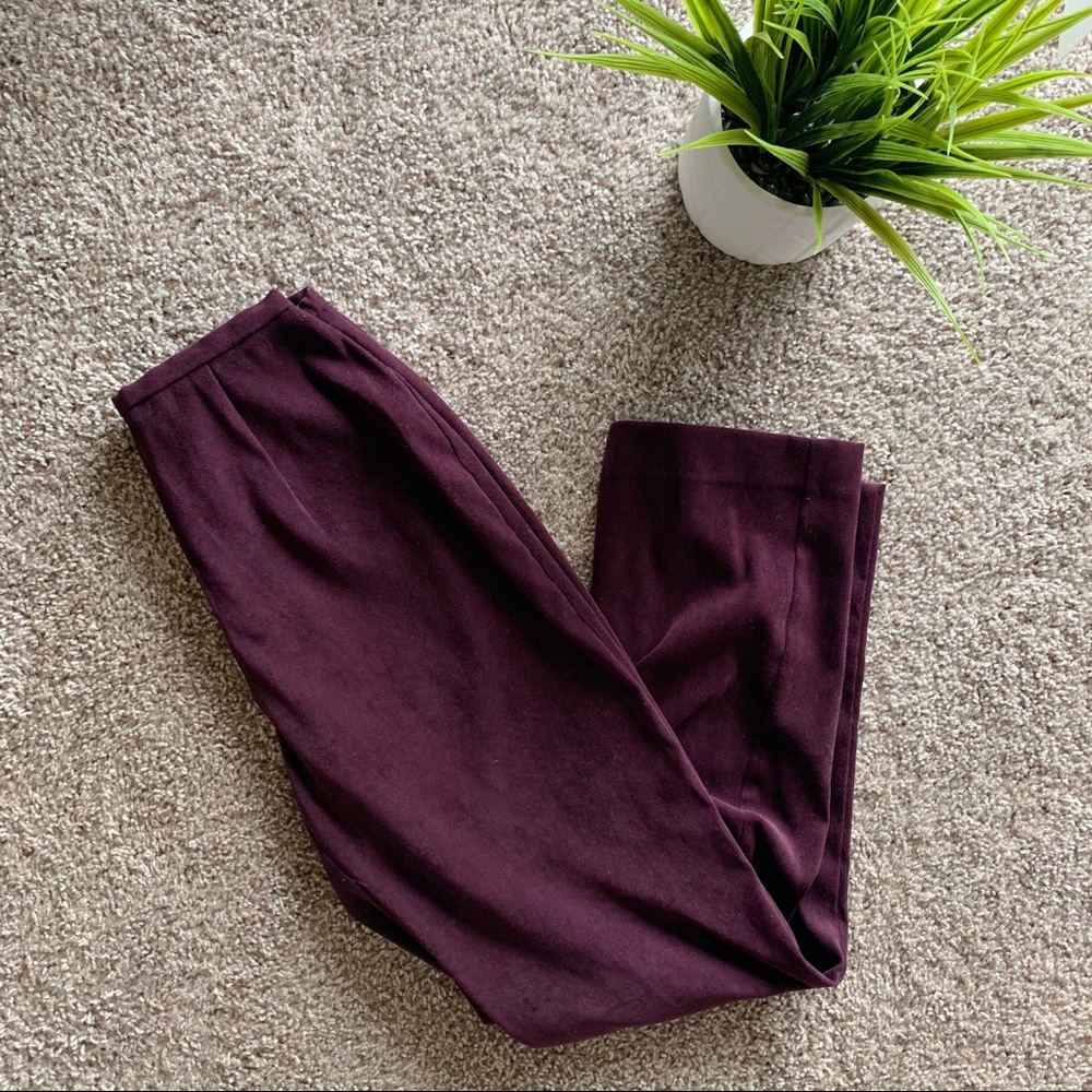 Purple Velvet Pants 2